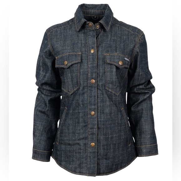 STS Ranchwear Jackets & Blazers - STS Ranchwear Dark Blue Jean Waylon Shirt Jacket NWT XL
